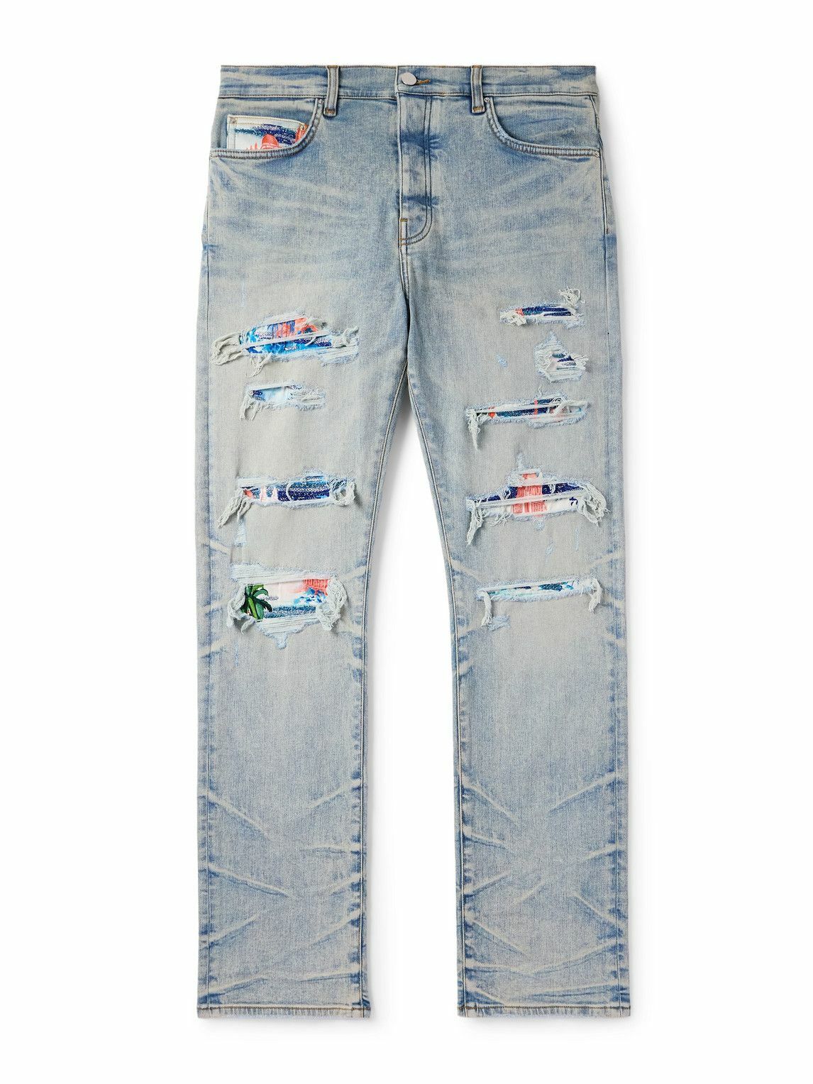 AMIRI Blue Japanese Selvedge Straight Jeans Amiri