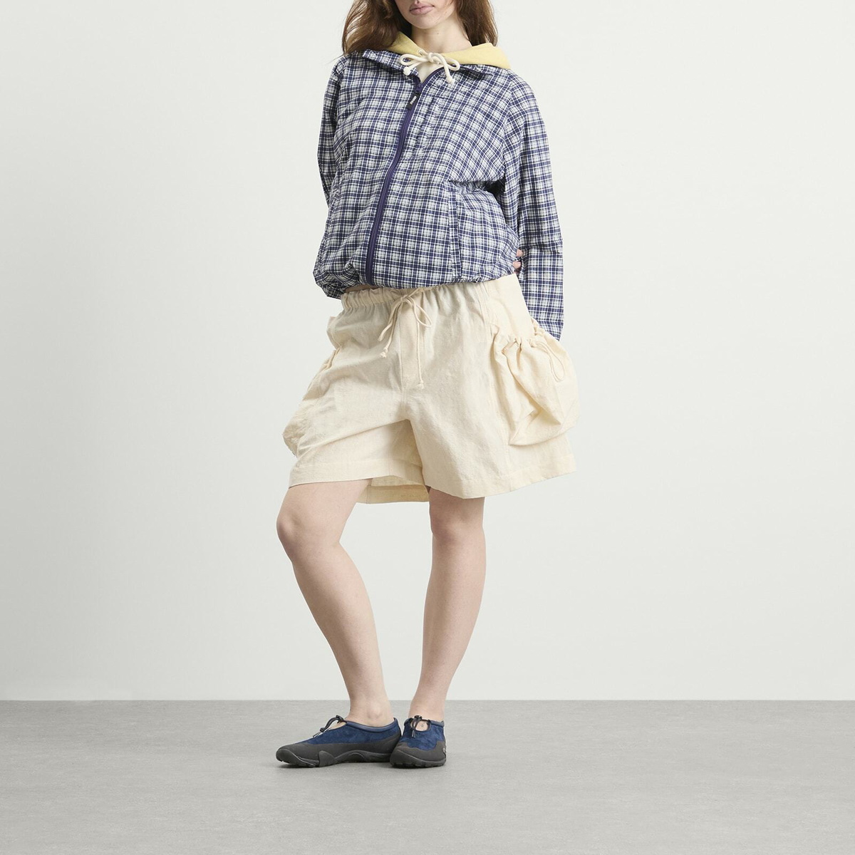 Story mfg. Women's Salt Shorts in Peace Patchwork