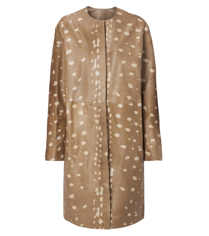 Photo: Loulou de Saison Liza printed leather coat