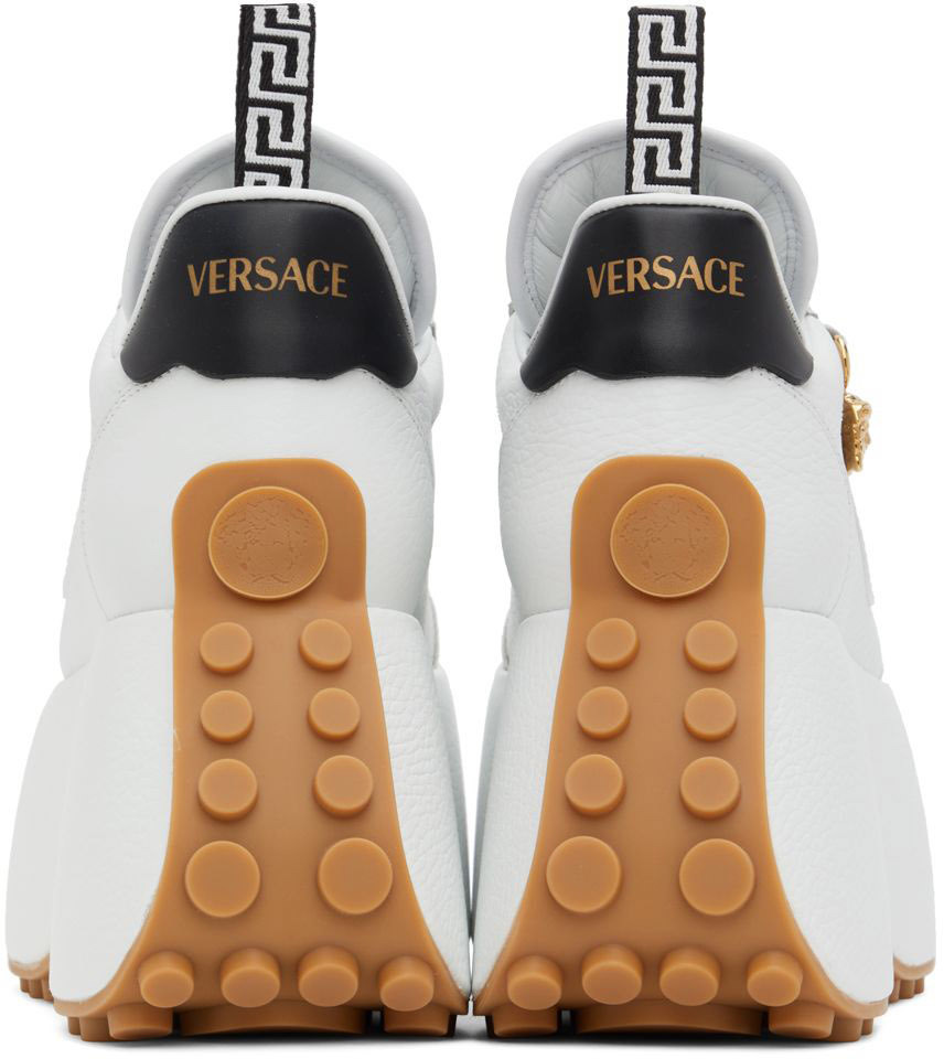 Versace White Triplatform Sneakers Versace
