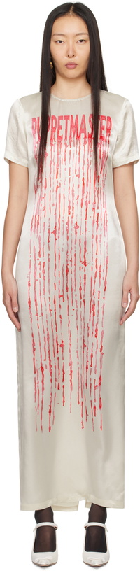 Photo: Puppets and Puppets Off-White 'Puppetmaster' Maxi Dress