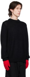 Charles Jeffrey Loverboy Black Gloves Sweater