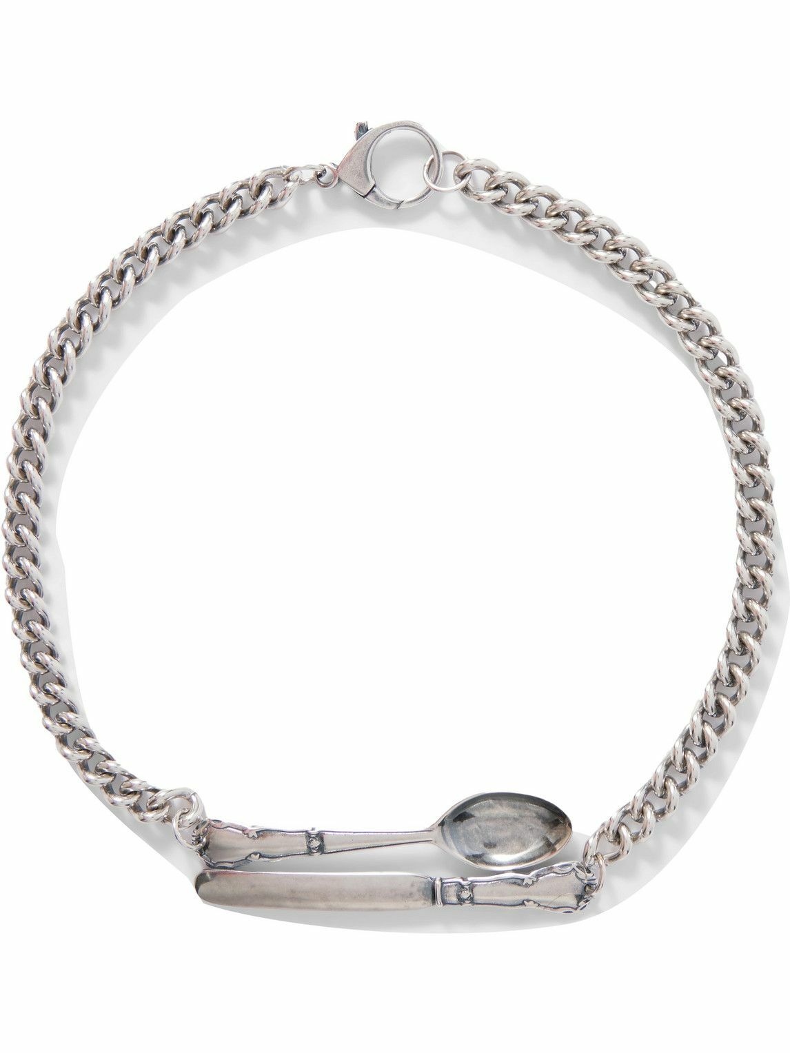 Enfants Riches Déprimés - Spoon and Knife Silver Necklace