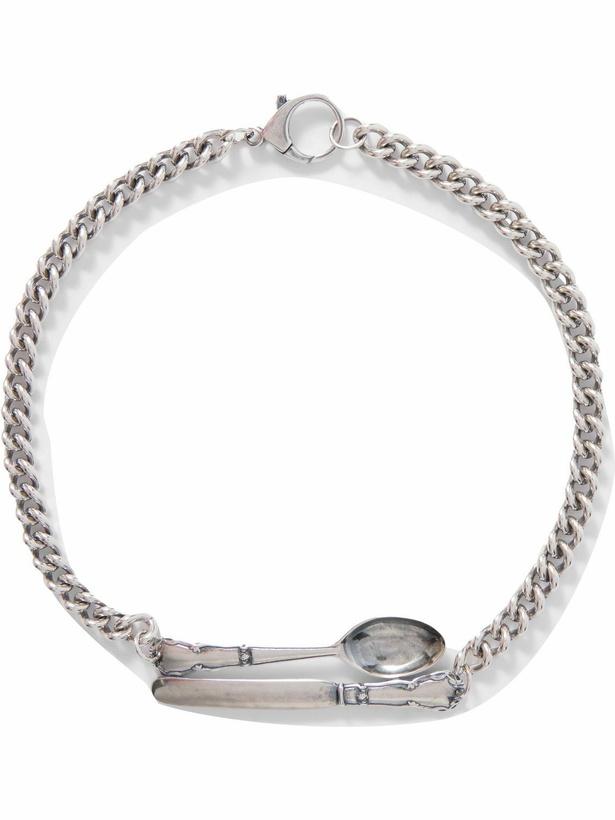 Photo: Enfants Riches Déprimés - Spoon and Knife Silver Necklace