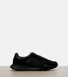 Dolce&Gabbana Runner leather-trimmed lace sneakers