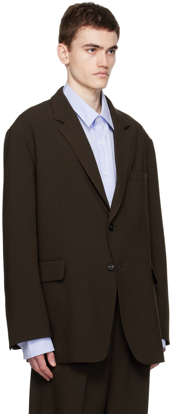 The Frankie Shop Brown Beo Blazer