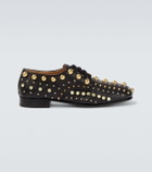 Valentino Garavani Mj Blues studded leather Derby shoes