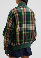 Vivienne Westwood Bernardo Tartan Wool-blend Bomber Jacket Multicoloured