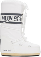 Moon Boot White Icon Nylon Tall Boots