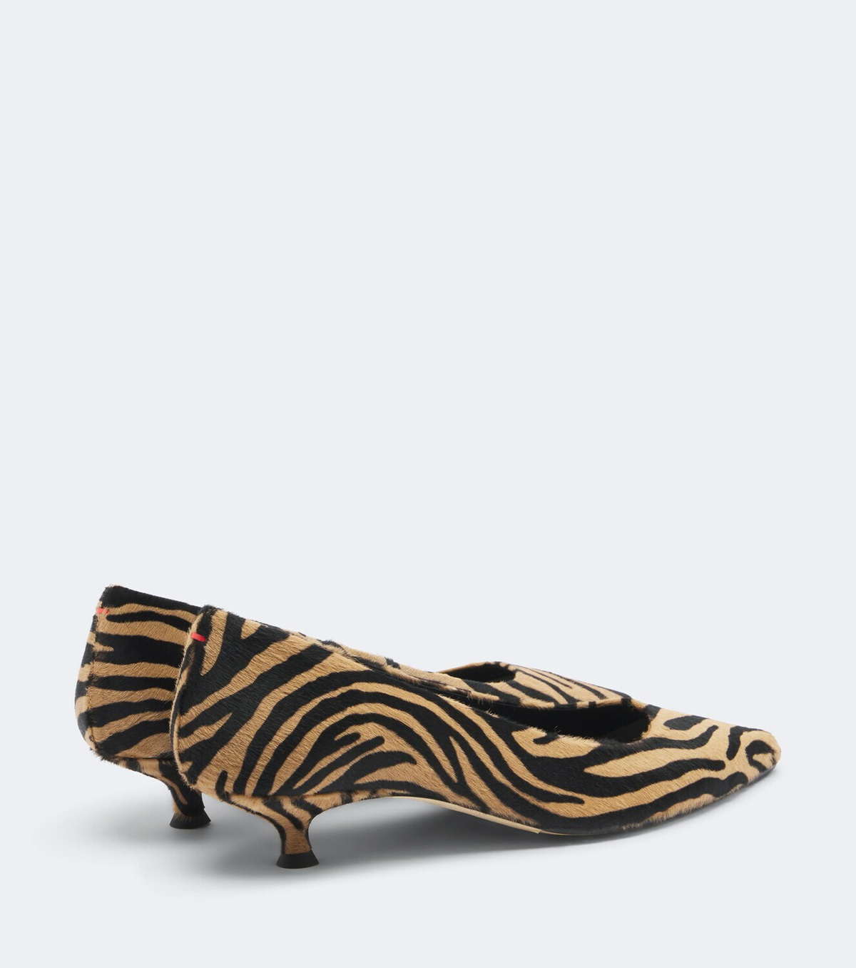 Aeyde Cari tiger-print calf hair pumps