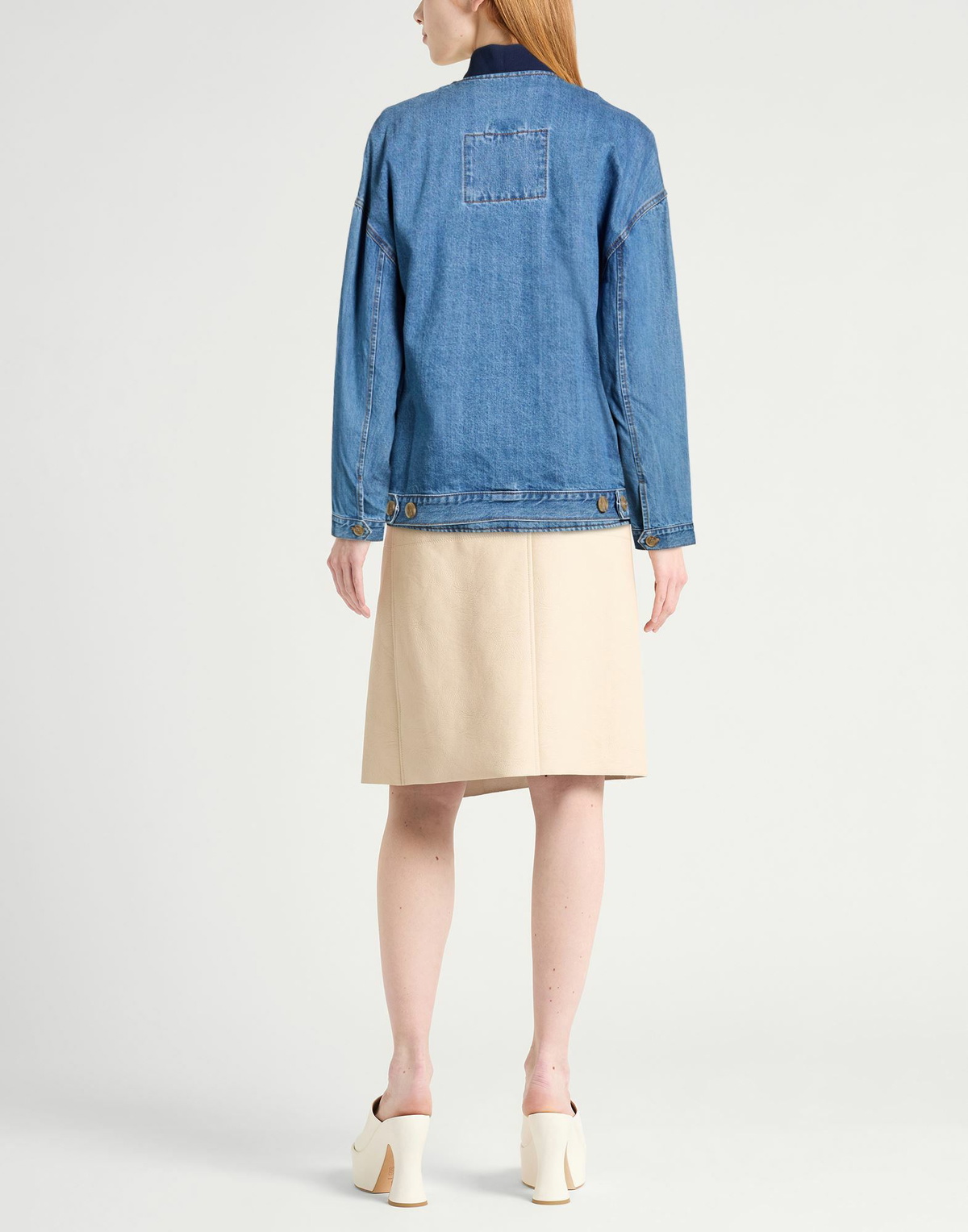 Rejina Pyo Womens Denim outerwear in Blue