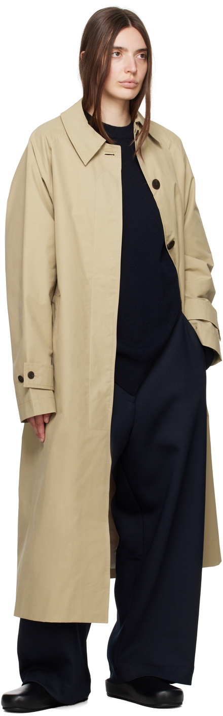 Studio Nicholson Tan Holin Trench Coat