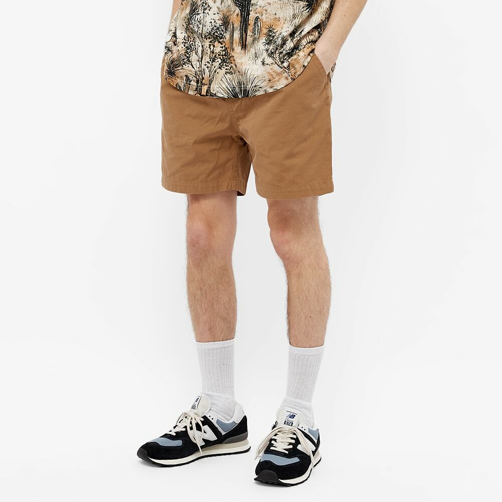 Colorful Standard Men's Classic Organic Twill Shorts in Sahara Camel