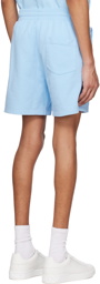 Casablanca Blue Radiating Orange Shorts