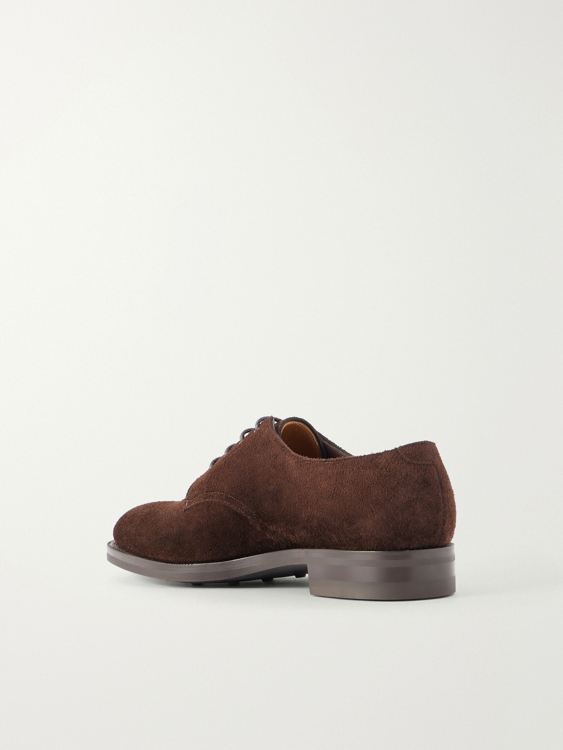 Edward Green - Leith Suede Derby Shoes - Brown
