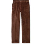 AMI - Green Cotton-Corduroy Suit Trousers - Brown