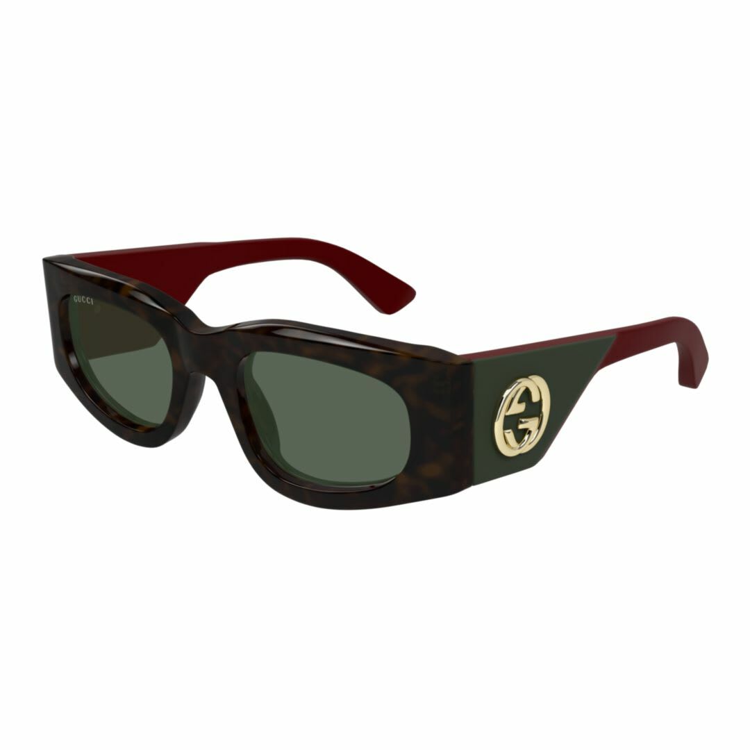 Gucci Eyewear Gg1664s-002 Havana-red-green Gucci display picture 2