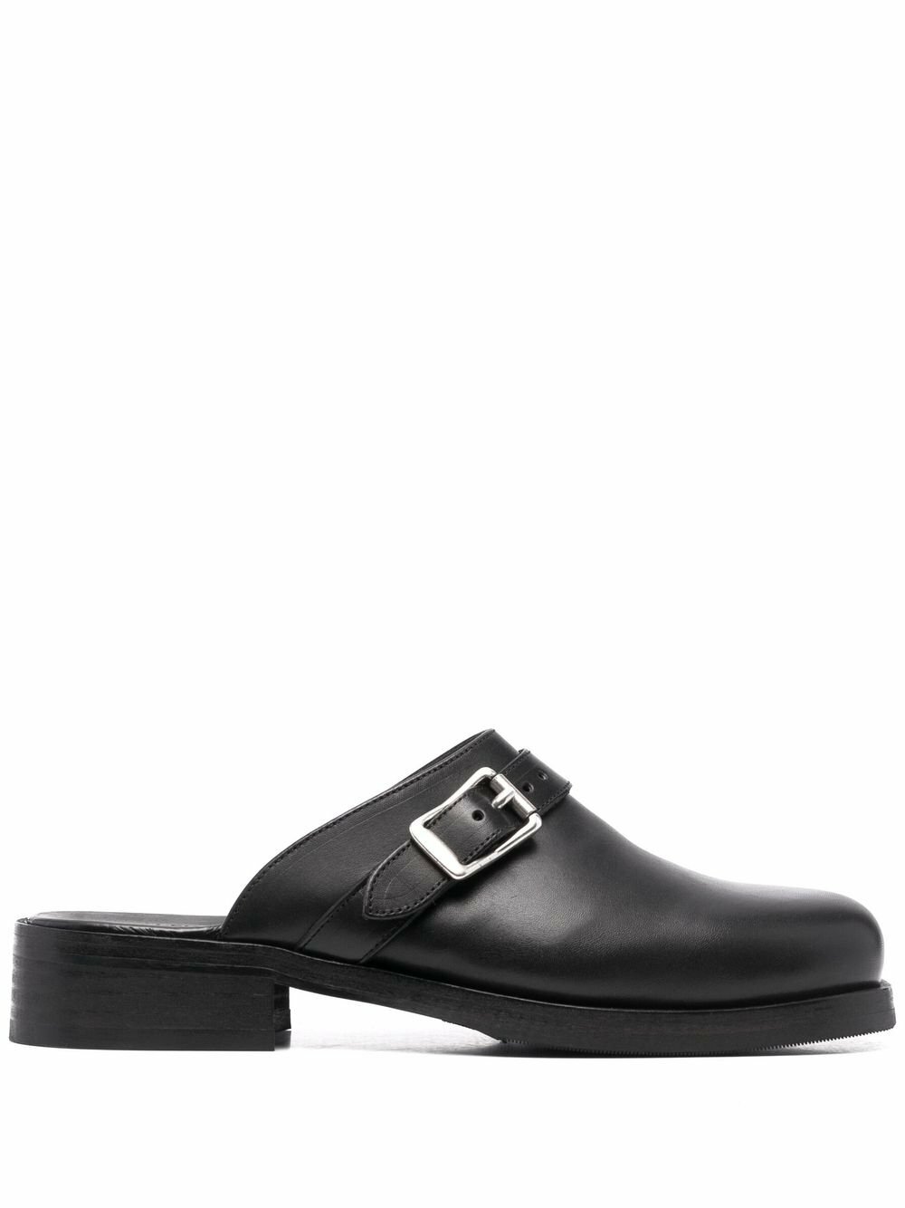 OUR LEGACY Black Camion Leather Mules
