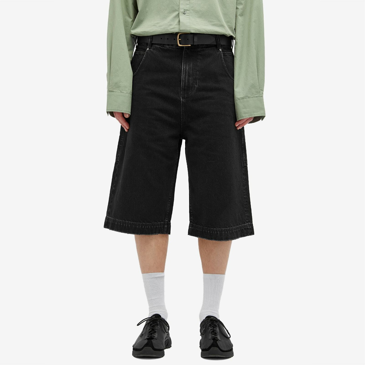 Entire Studios Men's D-Shorts in Magnetite Entire Studios