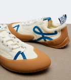 Loewe Grip Anagram suede-trimmed sneakers