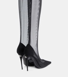 Dolce&Gabbana Tulle over-the-knee boots