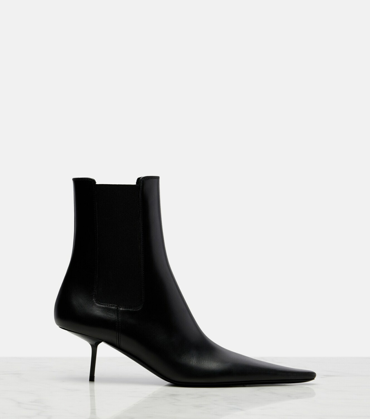 Saint Laurent Victoire 55 leather ankle boots