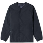 Nanamica Men's Reversible Down Cardigan in Dark Navy