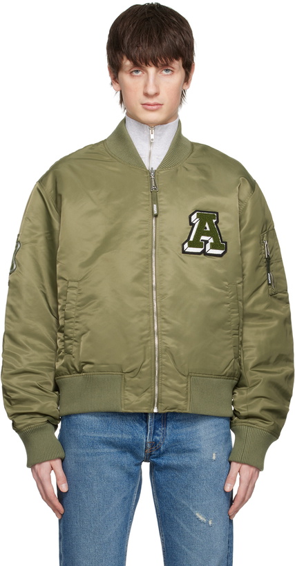 Photo: Axel Arigato Green Annex Reversible Bomber Jacket