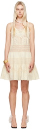 ZIMMERMANN Off-White Halliday Minidress