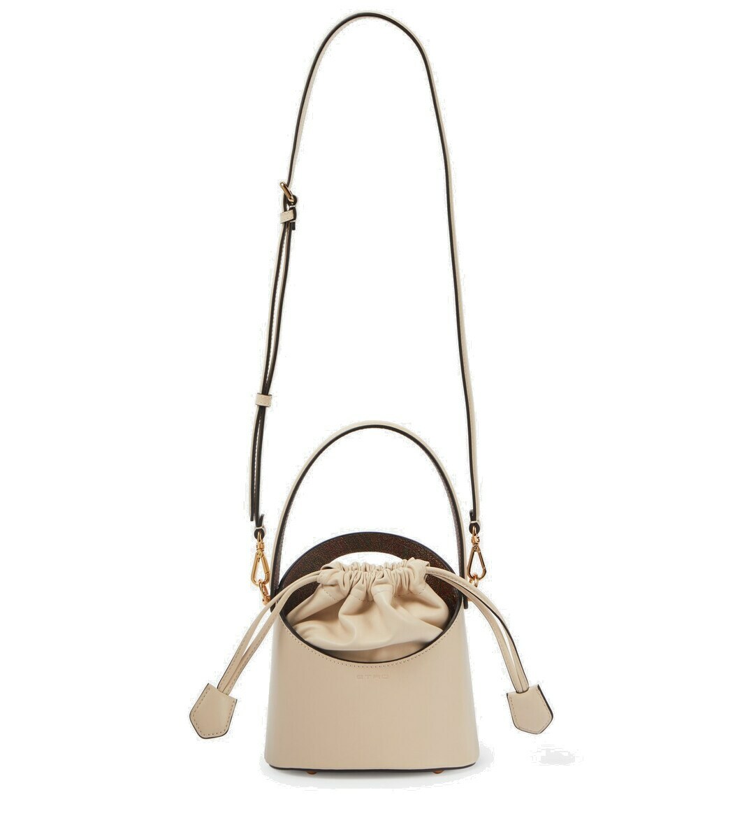 Etro Saturno Mini leather bucket bag Etro