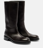 The Row Nobilis Riding leather knee-high boots