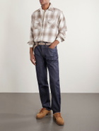 3sixteen - Checked Cotton-Flannel Shirt - Neutrals