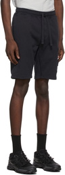 Stone Island Navy Fleece Shorts