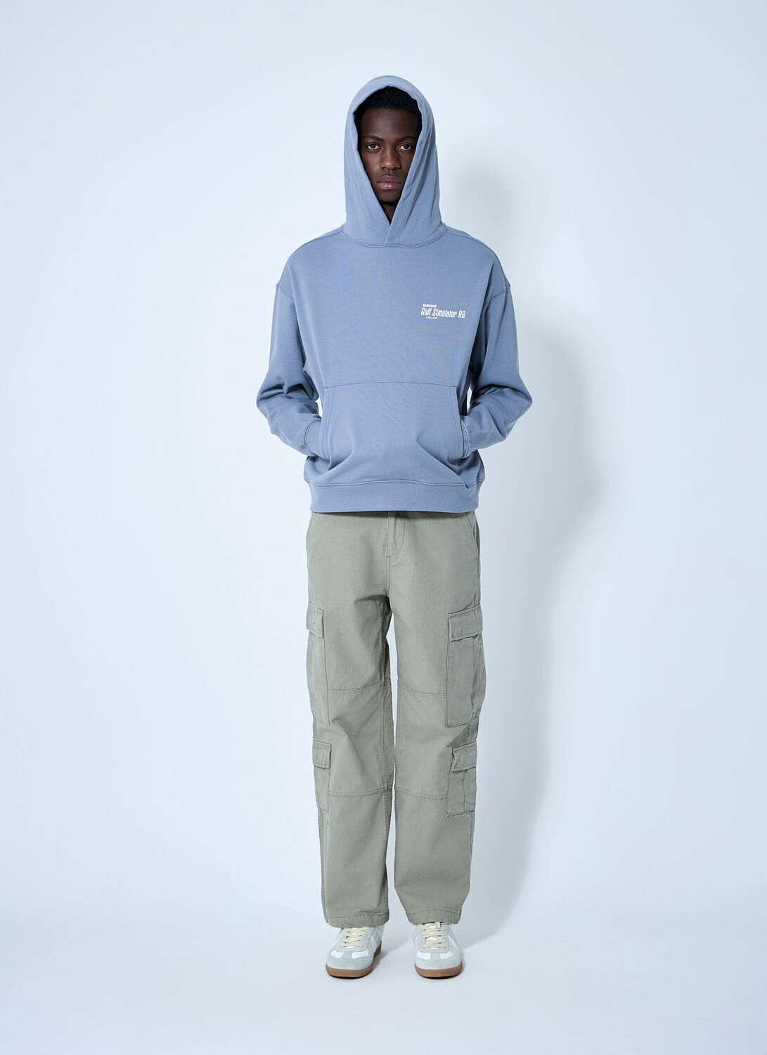 Metalwood Logo Print Hooded Sweatshirt