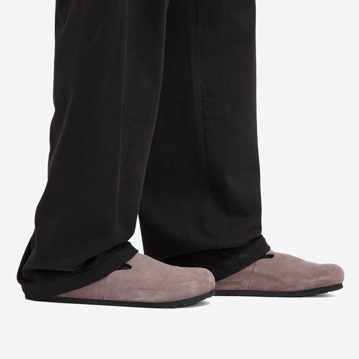 Birkenstock Men's London in Faded Purple Suede Birkenstock