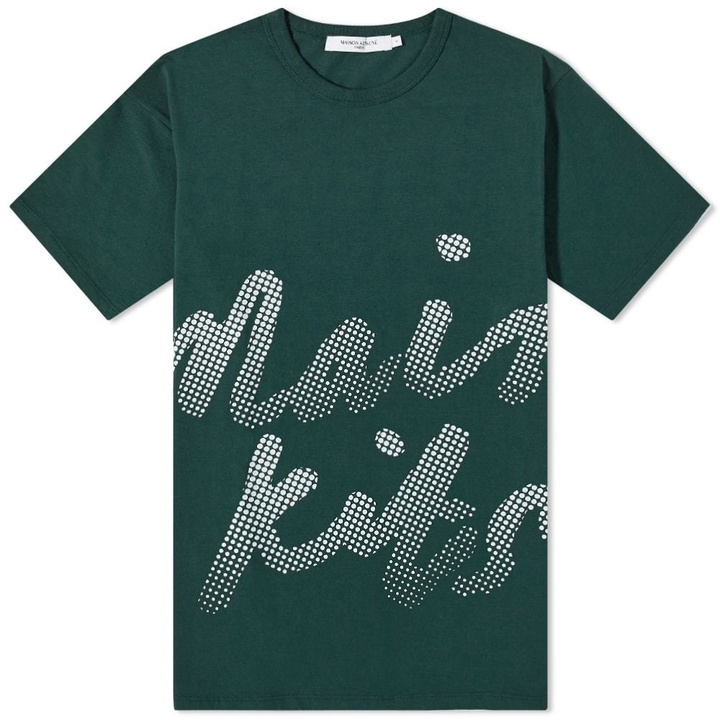 Photo: Maison Kitsuné Large Handwriting Classic Tee