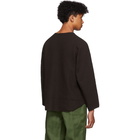 Homme Plisse Issey Miyake Brown Rustic Three-Quarter Sleeve T-Shirt