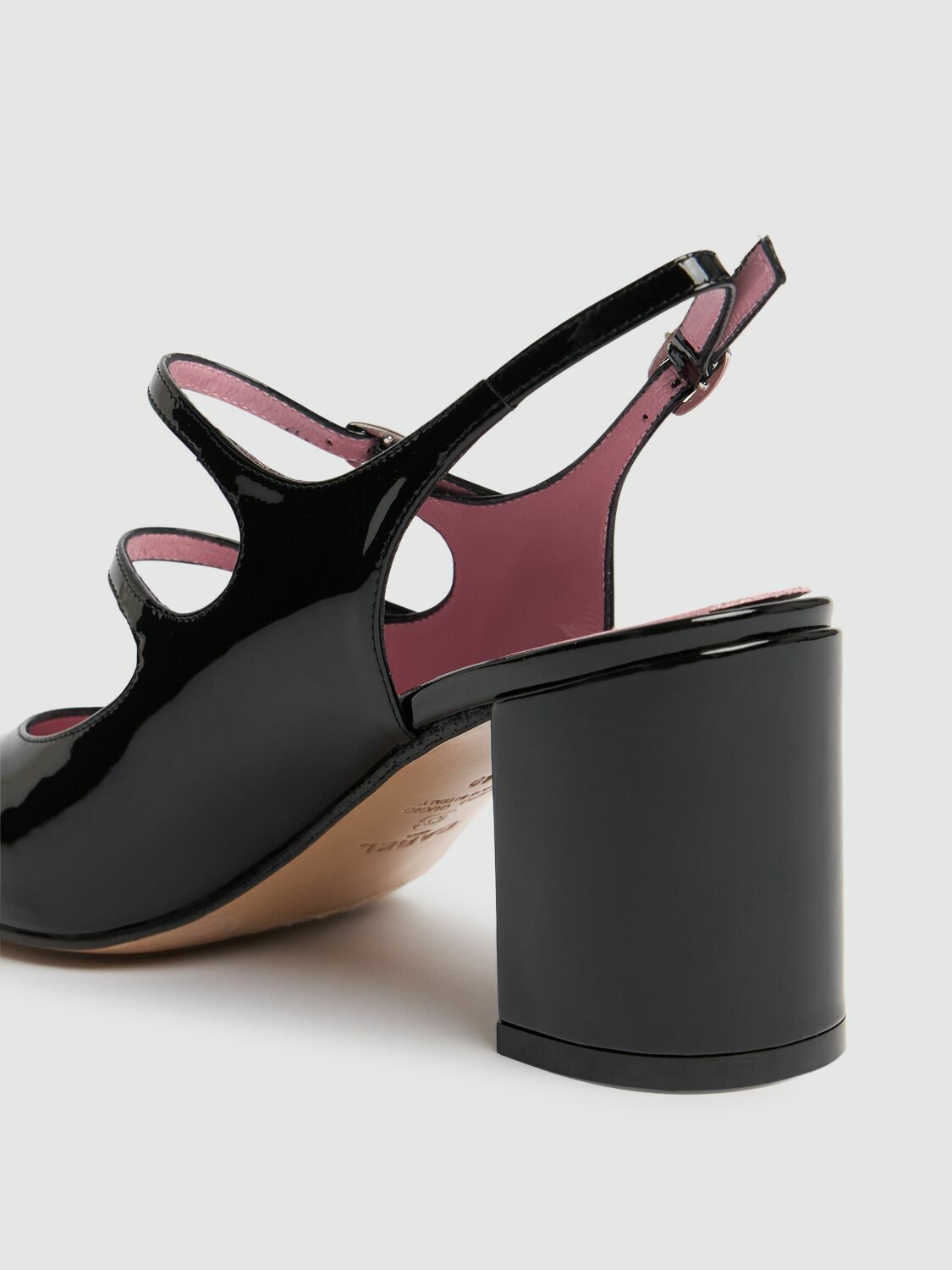 CAREL 60mm Banana Patent Leather Slingbacks Carel Paris CAREL 60mm Banana Patent Leather Slingbacks Carel Paris