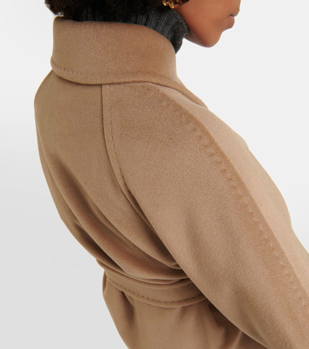 ブルゾン Max Mara Estella Coat In Virgin Wool And Cashmere Max Mara Estella wool and cashmere coat Max Mara