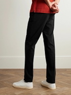 Zegna - Slim-Fit Straight-Leg Stretch-Cotton Twill Trousers - Black