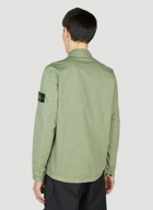 Stone Island - Compass Patch Overshirt in Green
