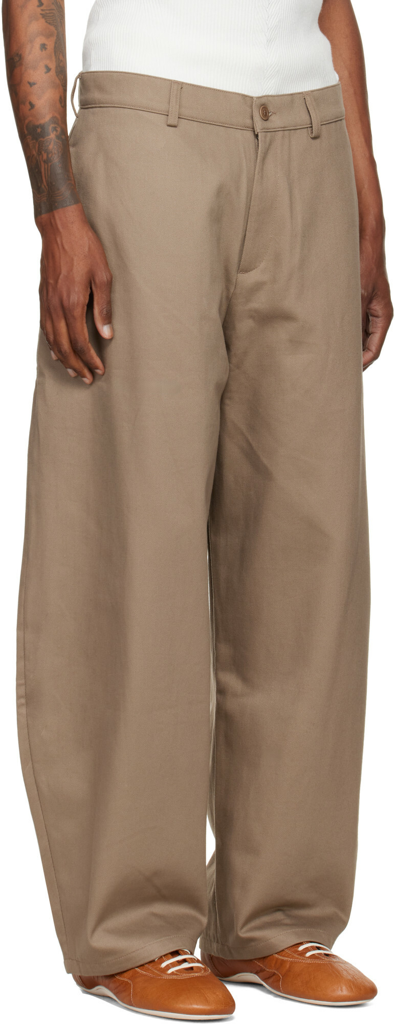 YMC Beige Like A Trousers