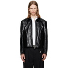 OUR LEGACY Black Mini Leather Jacket