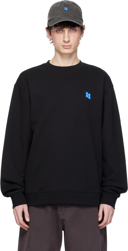 Photo: ADER error Black Sig; TRS Tag 01 Sweatshirt