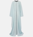 Tom Ford Leather-trimmed silk kaftan
