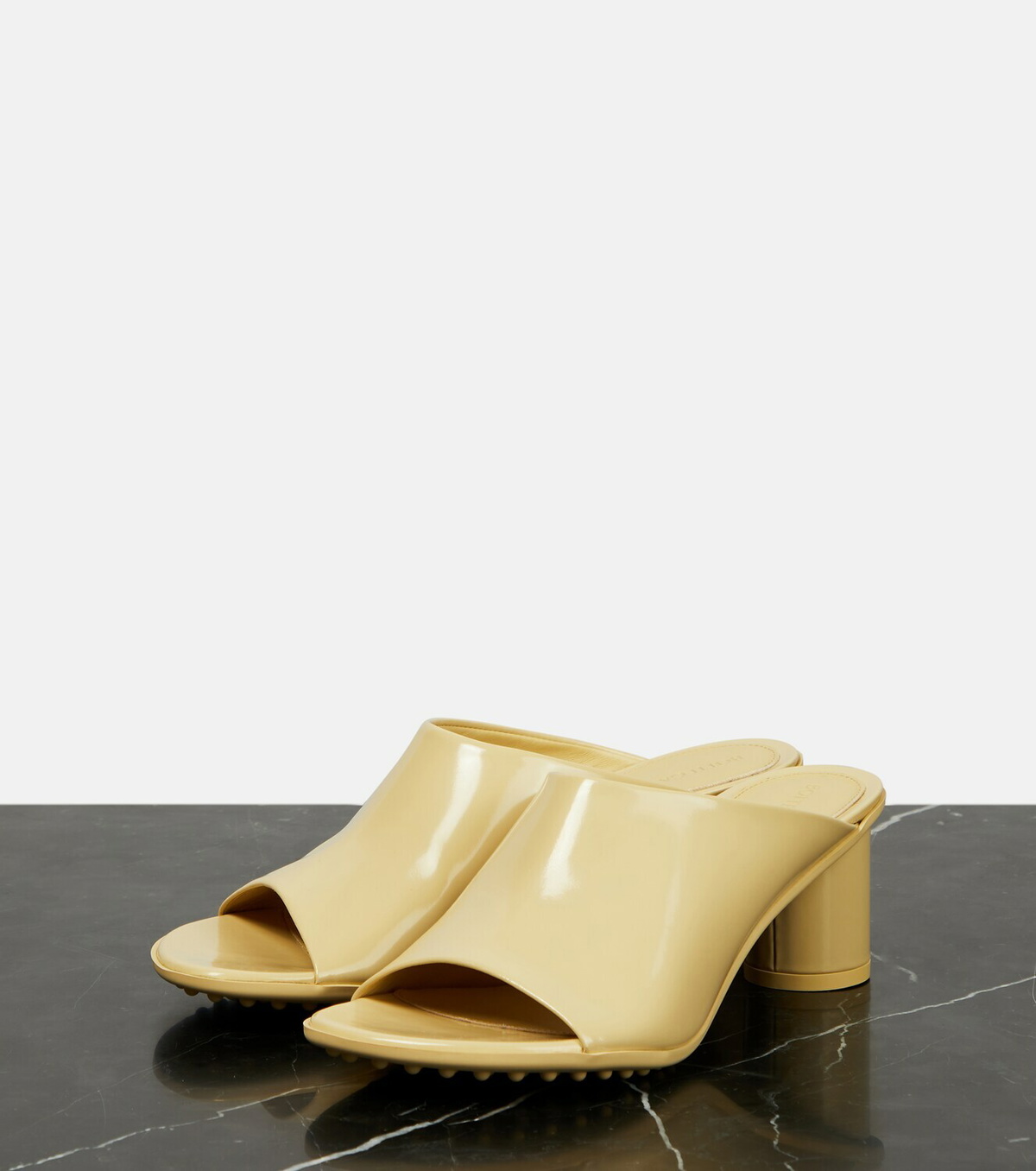 Bottega Veneta Atomic patent leather mules Bottega Veneta