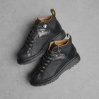 Dr. Martens Men's ALP Boot Lace Up Boot in Black Old Harness