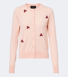 Simone Rocha Crystal-embellished wool and silk cardigan
