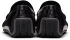 Moschino Black Logo Loafers