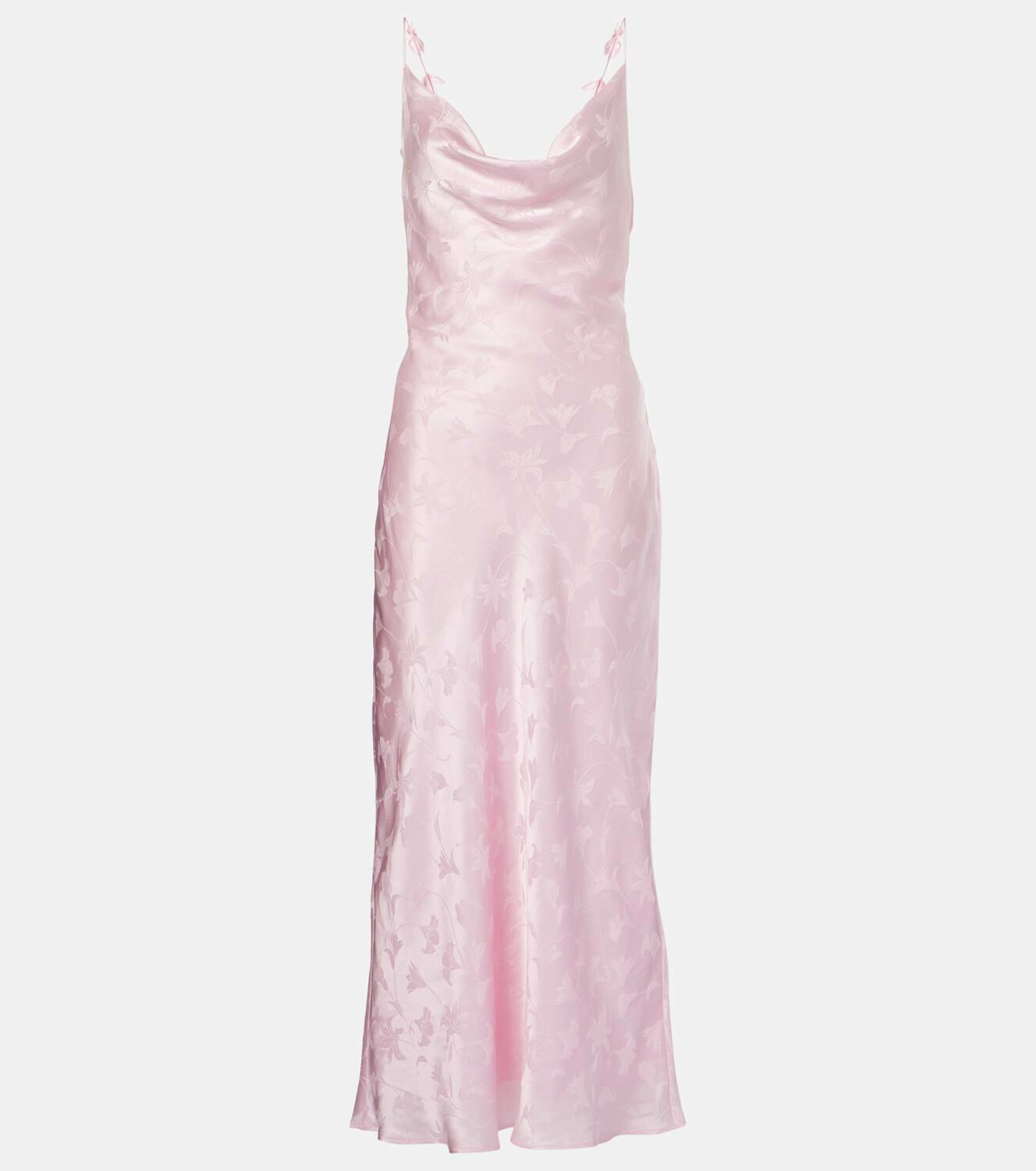 Rotate Bridal silk satin midi dress ROTATE Birger Christensen